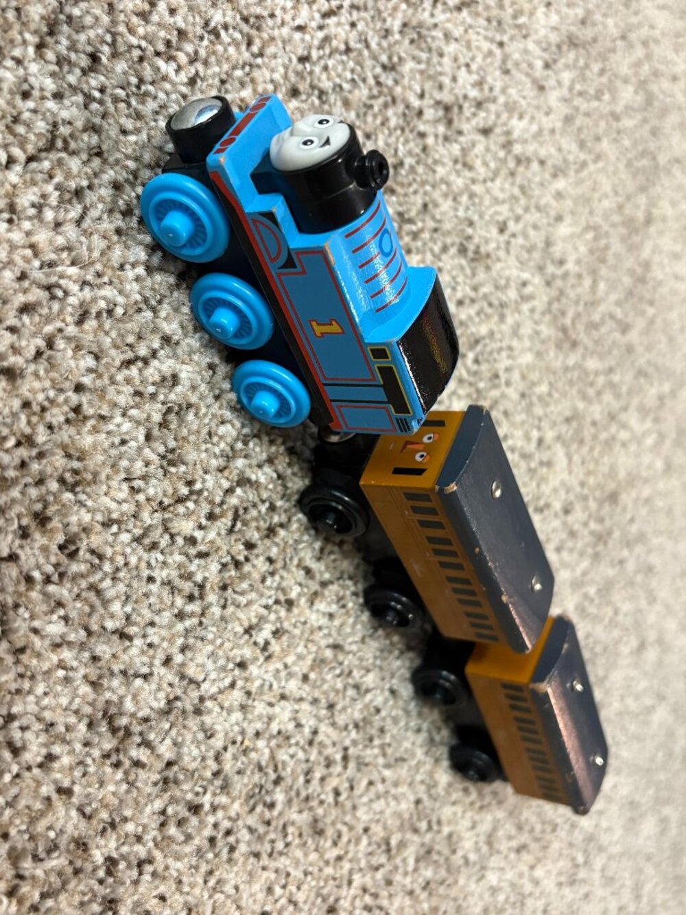 Thomas Wooden Railway Thomas Annie Clarabel 3 Piece Train Set